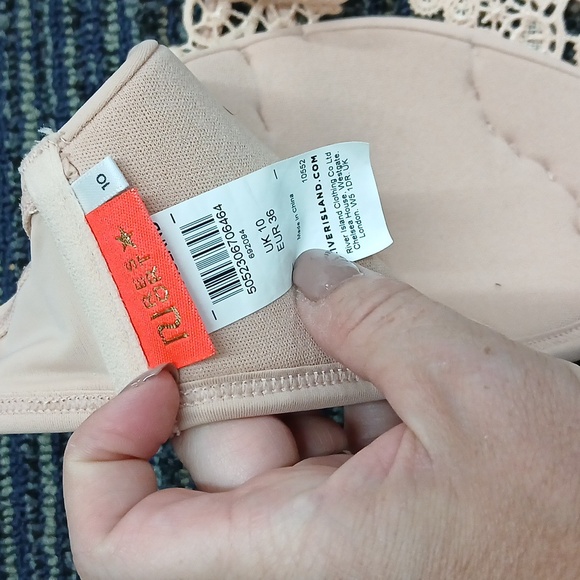 River Island Bikini Pink Lace New With Out Tags Limites Edition - Picture 5 of 6